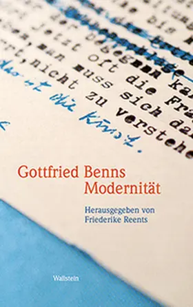 Reents |  Gottfried Benns Modernität | Buch |  Sack Fachmedien