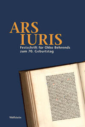 Avenarius / Meyer-Pritzl / Möller | Ars Iuris | Buch | 978-3-8353-0420-8 | sack.de