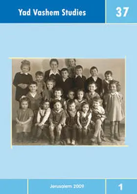 Silberklang |  Yad Vashem Studies 37.1 | Buch |  Sack Fachmedien