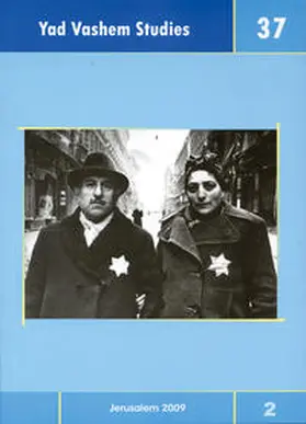 Silberklang |  Yad Vashem Studies 37.2 | Buch |  Sack Fachmedien