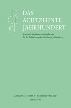Zelle | Das achtzehnte Jahrhundert 35/1 | Buch | 978-3-8353-0861-9 | sack.de