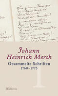 Merck / Leuschner |  Gesammelte Schriften 1760-1775 - Historisch-kritische und kommentierte Ausgabe | Buch |  Sack Fachmedien