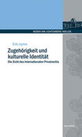 Coester-Waltjen / Jayme |  Zugehörigkeit und kulturelle Identität | Buch |  Sack Fachmedien