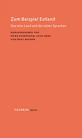 Bender / Bers / Pasewalck |  Zum Beispiel Estland | Buch |  Sack Fachmedien
