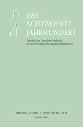 Zelle |  Das achtzehnte Jahrhundert 41/1 | Buch |  Sack Fachmedien