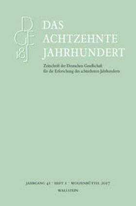Zelle | Das achtzehnte Jahrhundert 41/1 | Buch | 978-3-8353-1992-9 | sack.de