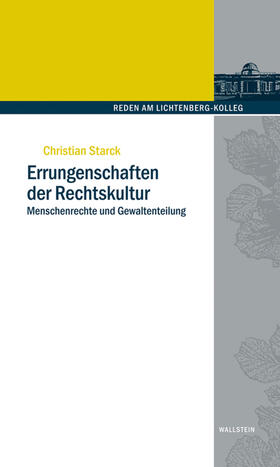 Coester-Waltjen / Starck | Errungenschaften der Rechtskultur | E-Book | sack.de