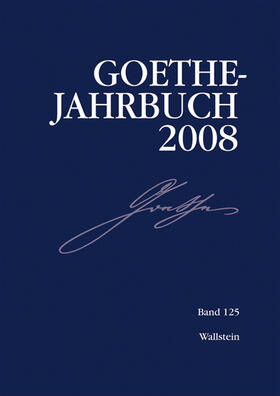 Frick / Golz / Zehm |  Goethe-Jahrbuch 125, 2008 | eBook | Sack Fachmedien