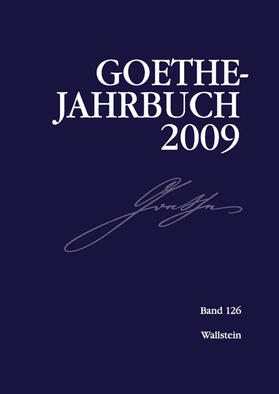 Frick / Golz / Zehm |  Goethe-Jahrbuch 126, 2009 | eBook | Sack Fachmedien