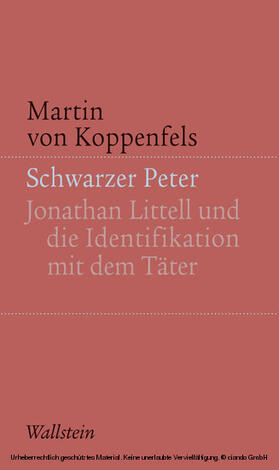 Braungart / von Koppenfels | Schwarzer Peter | E-Book | sack.de