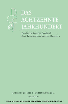 Zelle | Das achtzehnte Jahrhundert 38/1 | E-Book | sack.de