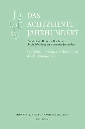 Neumann / Zelle / Schmidt-Haberkamp |  Gefühlskulturen im Großbritannien des 18. Jahrhunderts | eBook | Sack Fachmedien