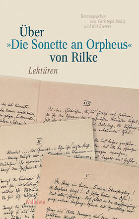 Bremer / Peter Szondi-Kolleg / König | Über »Die Sonette an Orpheus« von Rilke | E-Book | sack.de