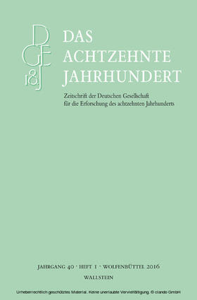 Zelle | Das achtzehnte Jahrhundert 40/1 | E-Book | sack.de