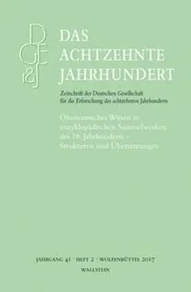 Lüsebrink | Das achtzehnte Jahrhundert 41/2 | Buch | 978-3-8353-3148-8 | www.sack.de