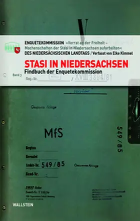 Niedersächsischer Landtag / Kimmel |  Stasi in Niedersachsen | Buch |  Sack Fachmedien