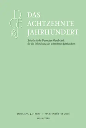 Zelle |  Das achtzehnte Jahrhundert 42/1 | Buch |  Sack Fachmedien