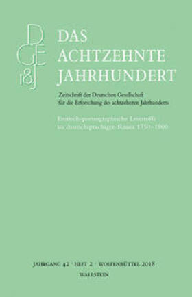 Haug / Meise / Zelle | Das achtzehnte Jahrhundert 42/2 | Buch | 978-3-8353-3274-4 | sack.de