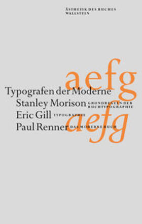 Morison / Detjen / Gill | Typografen der Moderne | Buch | 978-3-8353-3660-5 | sack.de