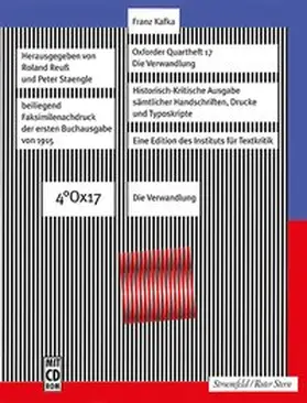 Kafka / Reuß / Staengle |  Oxforder Quartheft 17. Die Verwandlung | Buch |  Sack Fachmedien