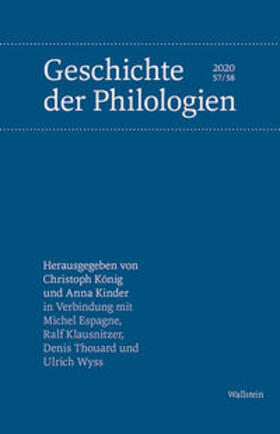 Kinder / Espagne / Klausnitzer |  Geschichte der Philologien | Buch |  Sack Fachmedien