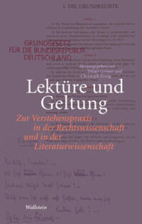 Grimm / König | Lektüre und Geltung | Buch | 978-3-8353-3828-9 | sack.de