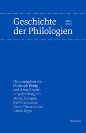 König / Espagne / Klausnitzer | Geschichte der Philologien | Buch | 978-3-8353-3996-5 | sack.de