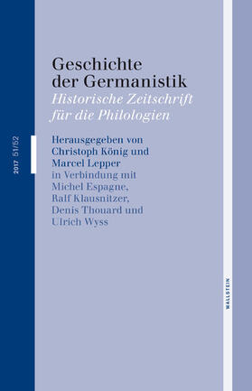 König / Lepper | Geschichte der Germanistik | E-Book | sack.de