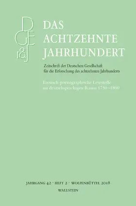 Haug / Zelle / Meise |  Das achtzehnte Jahrhundert 42/2 | eBook | Sack Fachmedien