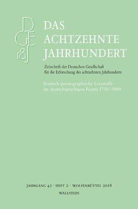 Haug / Zelle / Meise | Das achtzehnte Jahrhundert 42/2 | E-Book | sack.de