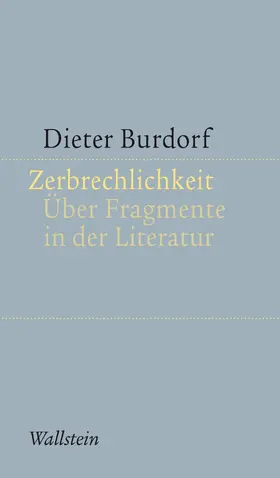Burdorf |  Zerbrechlichkeit | eBook | Sack Fachmedien