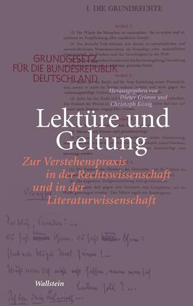 Grimm / König | Lektüre und Geltung | E-Book | sack.de