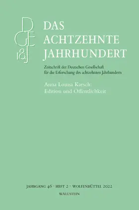 Ghanbari / Hildebrandt |  Das achtzehnte Jahrhundert | eBook | Sack Fachmedien