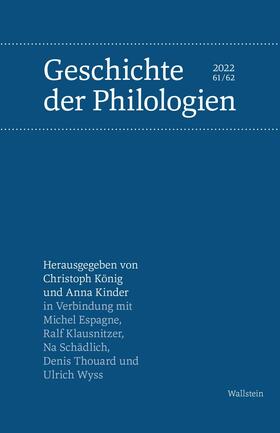 König / Espagne / Klausnitzer | Geschichte der Philologien | E-Book | sack.de