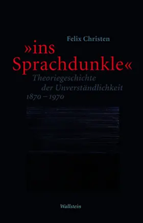 Christen |  »ins Sprachdunkle« | Buch |  Sack Fachmedien