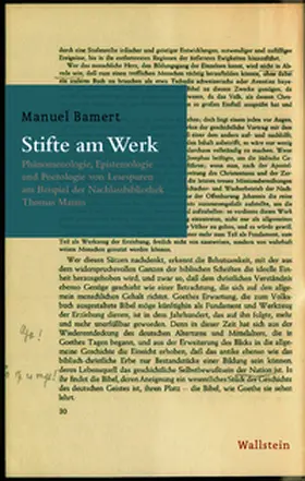 Bamert |  Stifte am Werk | Buch |  Sack Fachmedien