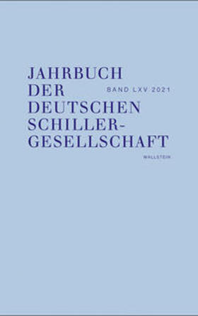 Honold / Lubkoll / Martus |  Jahrbuch der Deutschen Schillergesellschaft 65/2021 | Buch |  Sack Fachmedien