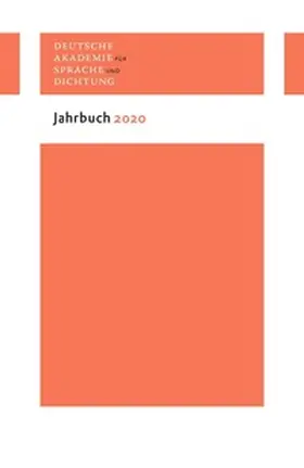 Deutsche Akademie für Sprache und Dichtung |  Jahrbuch 2020 | Buch |  Sack Fachmedien