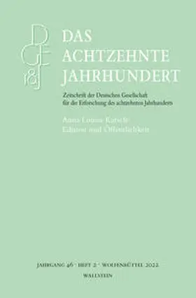 Ghanbari / Hildebrandt / Stockhorst |  Das achtzehnte Jahrhundert | Buch |  Sack Fachmedien