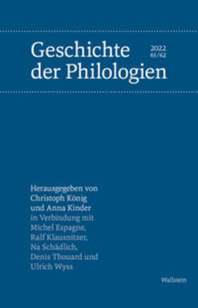 Espagne / König / Kinder Anna |  Geschichte der Philologien | Buch |  Sack Fachmedien