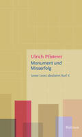 Pfisterer |  Monument und Misserfolg | Buch |  Sack Fachmedien