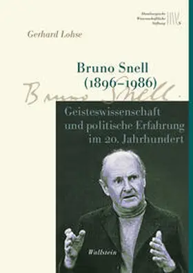 Lohse |  Bruno Snell (1896–1986) | Buch |  Sack Fachmedien