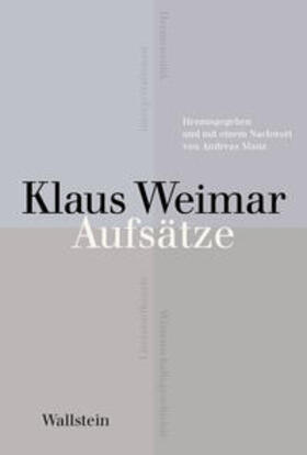 Weimar / Mauz | Aufsätze | Buch | 978-3-8353-5475-3 | sack.de