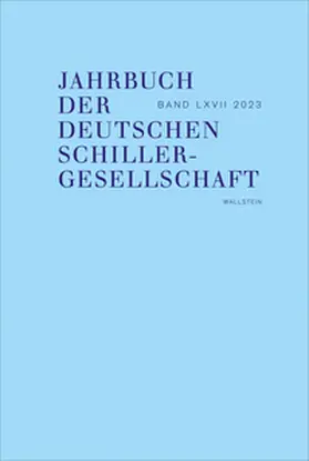 Décultot / Honold / Mani |  Jahrbuch der Deutschen Schillergesellschaft | Buch |  Sack Fachmedien