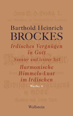 Brockes / Rathje |  Irdisches Vergnügen in Gott | Buch |  Sack Fachmedien