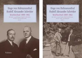 Schröder / von Hofmannsthal / Schuster |  Briefwechsel 1899-1962 | Buch |  Sack Fachmedien