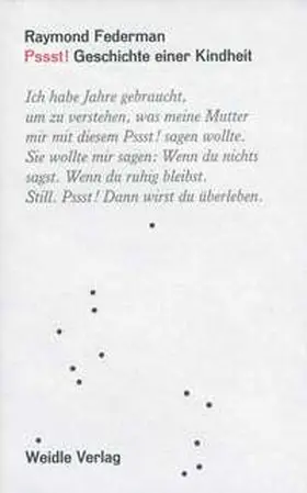 Federman |  Pssst! | Buch |  Sack Fachmedien