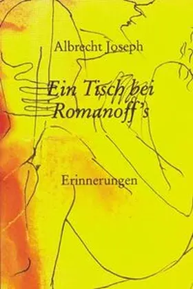 Joseph / Weidle |  Ein Tisch bei Romanoff's | Buch |  Sack Fachmedien