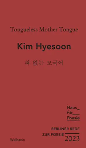 Hyesoon |  Berliner Rede zur Poesie 2023 | eBook | Sack Fachmedien