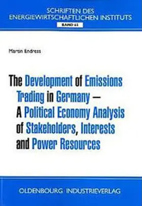 Endress / Energiewirtschaftliches Institut |  The Development of Emission Trading in Germanay | Buch |  Sack Fachmedien